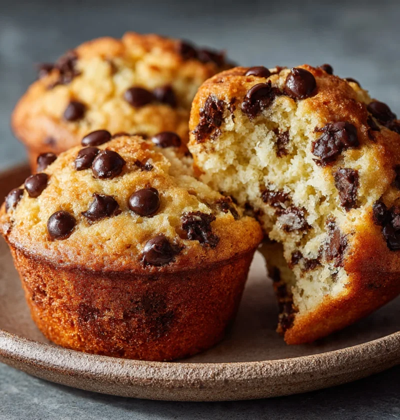 Stuffed Pancake Muffins Chocolate Chips Fluffy Syrupfilled Mealprep