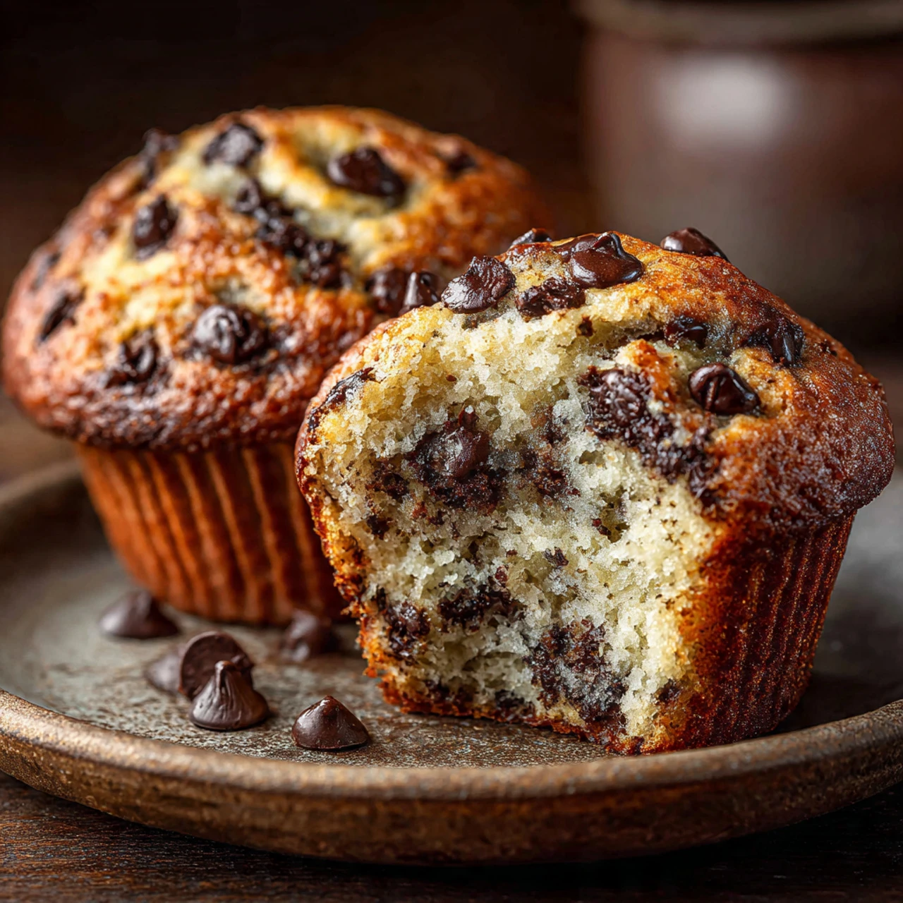 Stuffed Pancake Muffins Chocolate Chips Fluffy Syrupfilled Mealprep