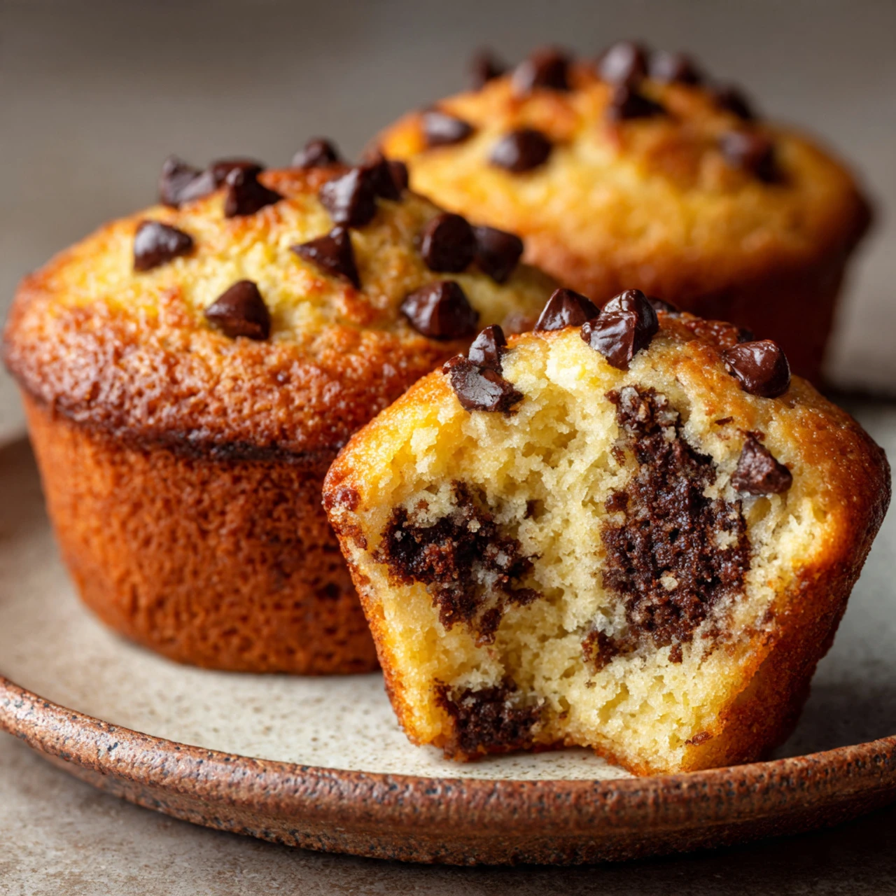 Stuffed Pancake Muffins Chocolate Chips Fluffy Syrupfilled Mealprep