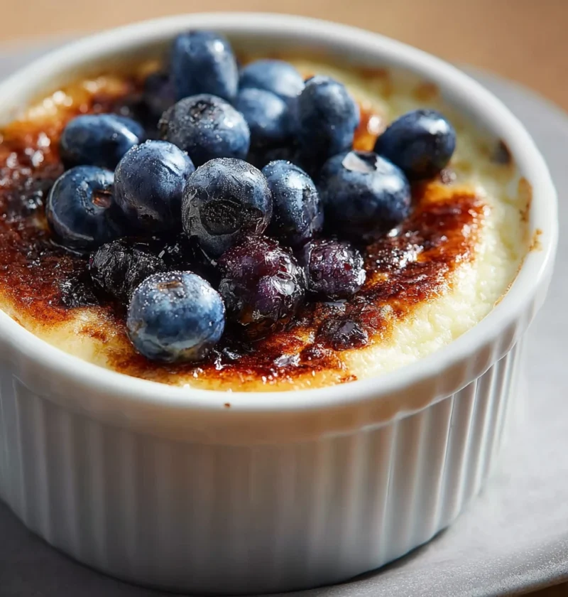 Baked Blueberry Cottage Cheese Bowl
