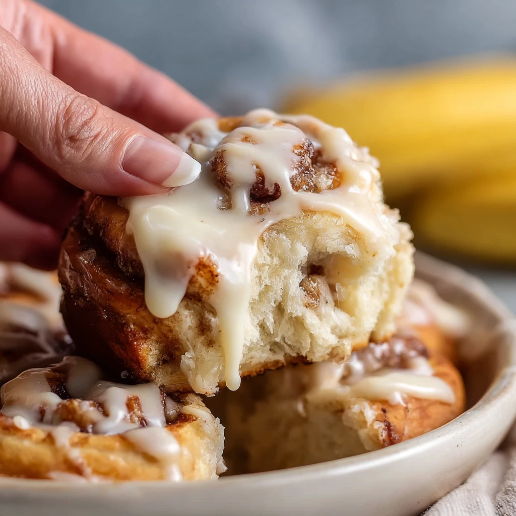 Banana Bread Cinnamon Rolls