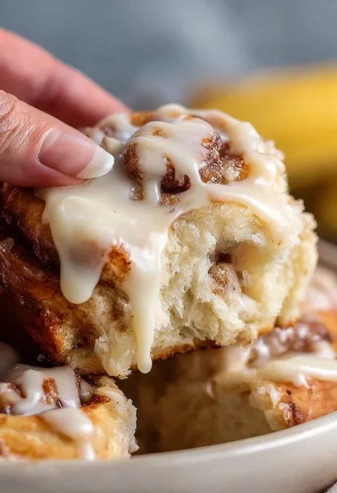 Banana Bread Cinnamon Rolls