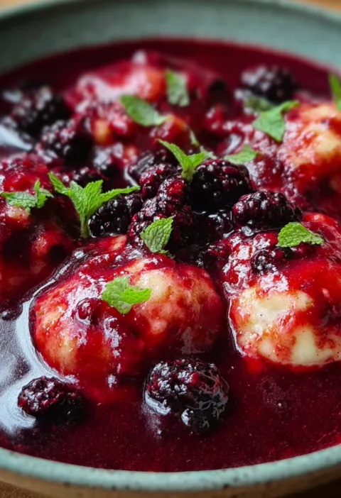 Blackberry Dumplings