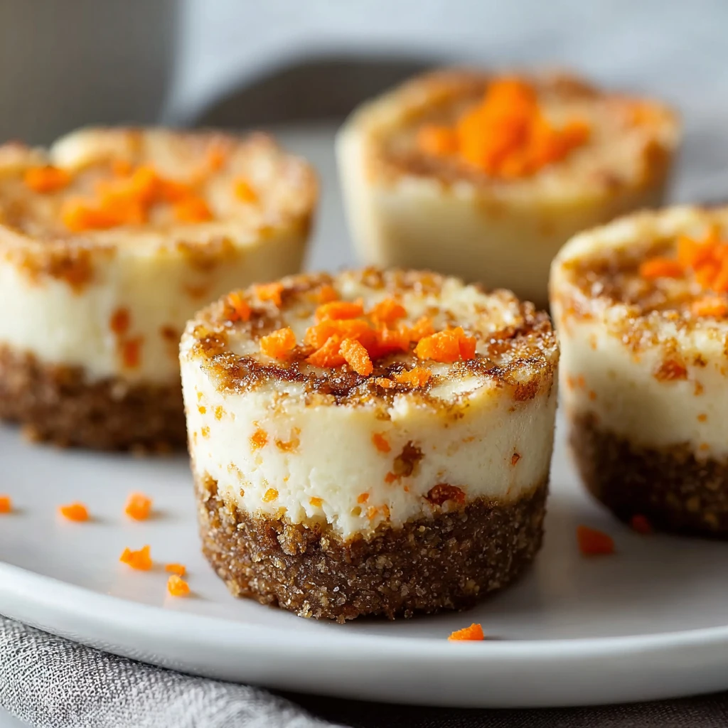 Carrot Cottage Cheesecake Cups