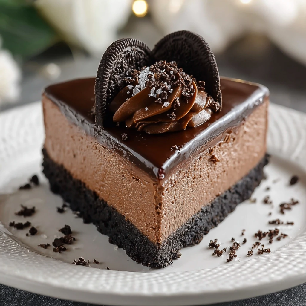 Chocolate Fudge Truffle Cheesecake