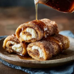 Cinnamon Roll French Toast Roll-Ups