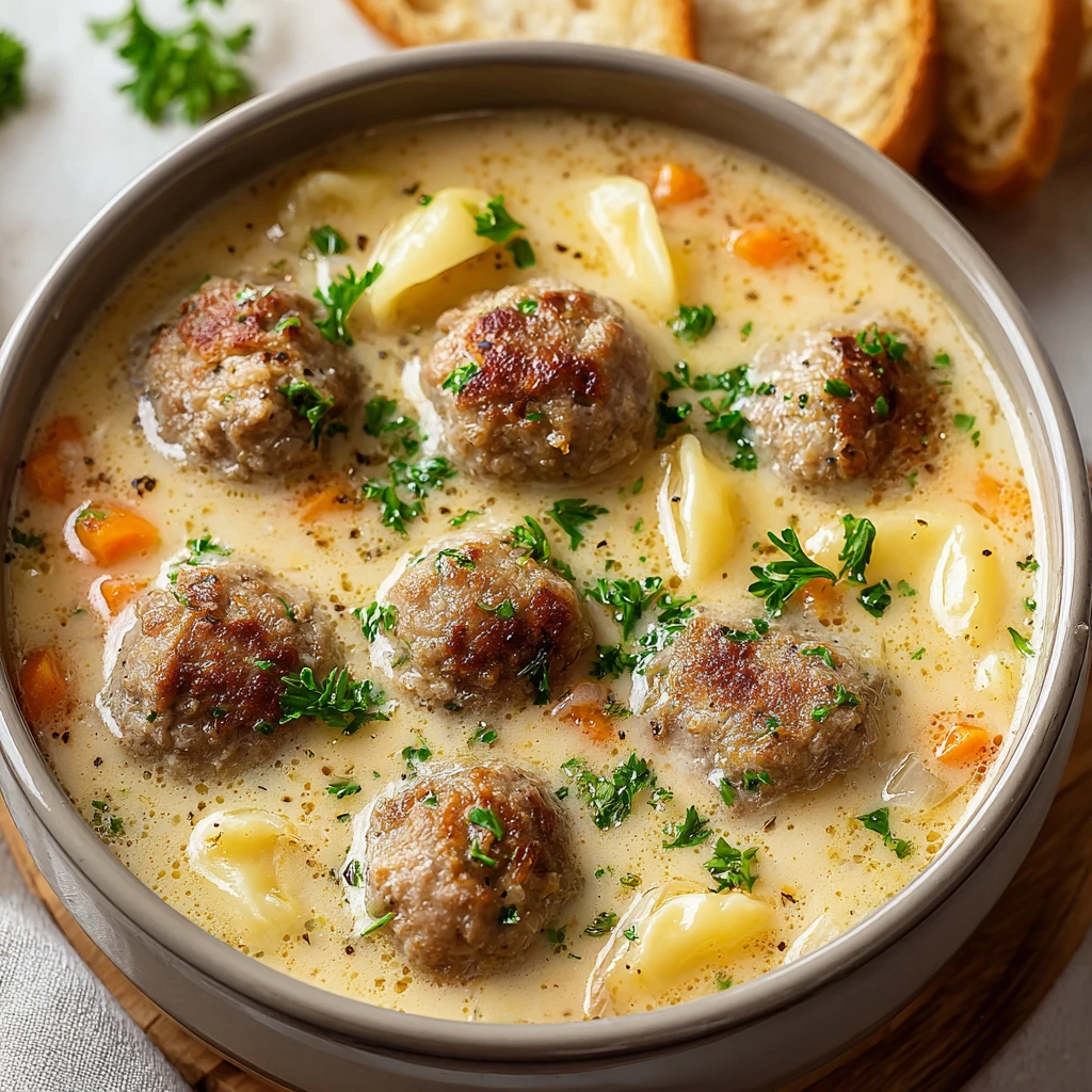 Cozy Swedish Meatball Soup