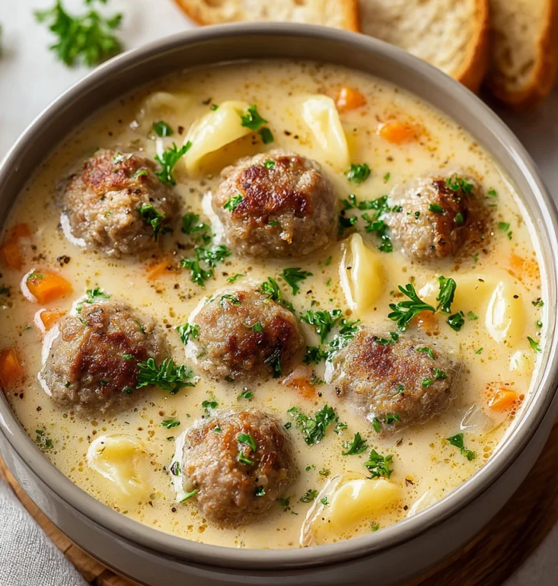 Cozy Swedish Meatball Soup