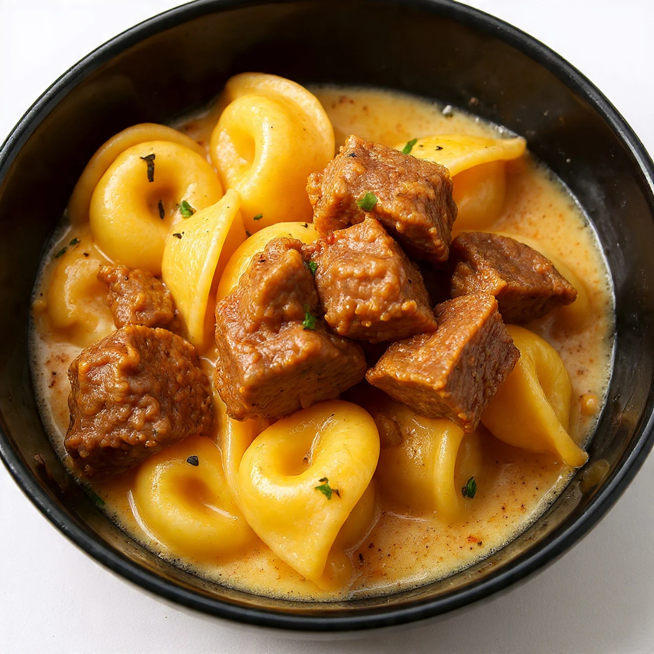 Cracked Garlic Steak Tortellini Creamhouse Sauce Bliss
