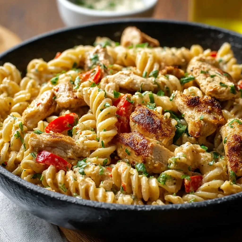 Creamy Pasta with Chicken Skillet Meal