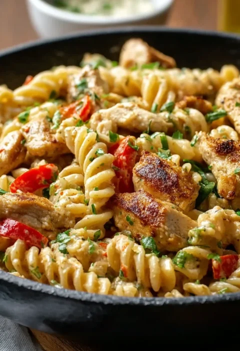 Creamy Pasta Chicken Skillet Meal