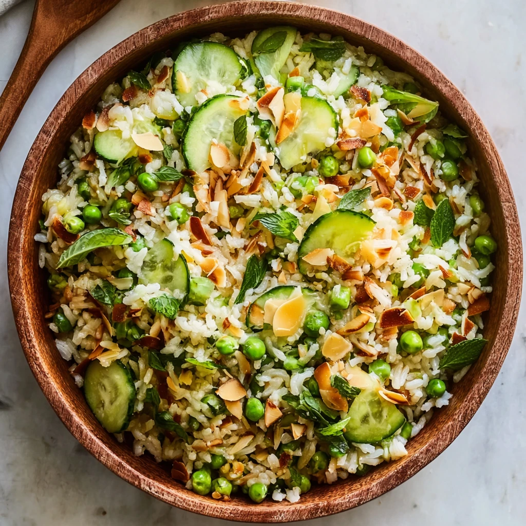 Crispy Rice Salad Lemon Tahini Dressing Fresh Flavor