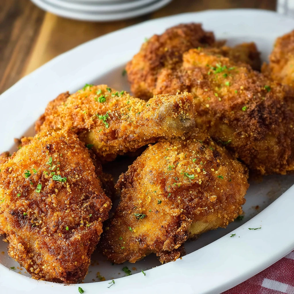 Crunchy Southern Oven-Fried Chicken