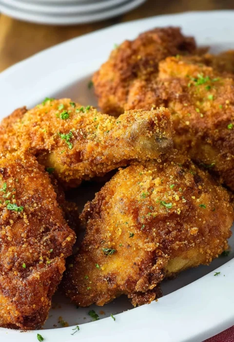 Crunchy Southern Ovenfried Chicken