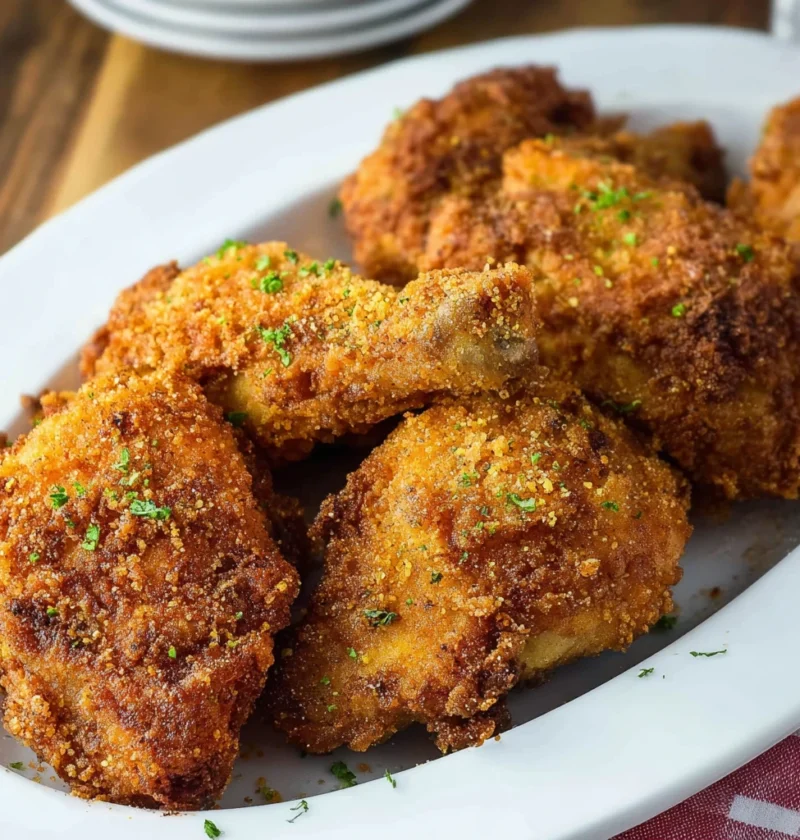 Crunchy Southern Ovenfried Chicken