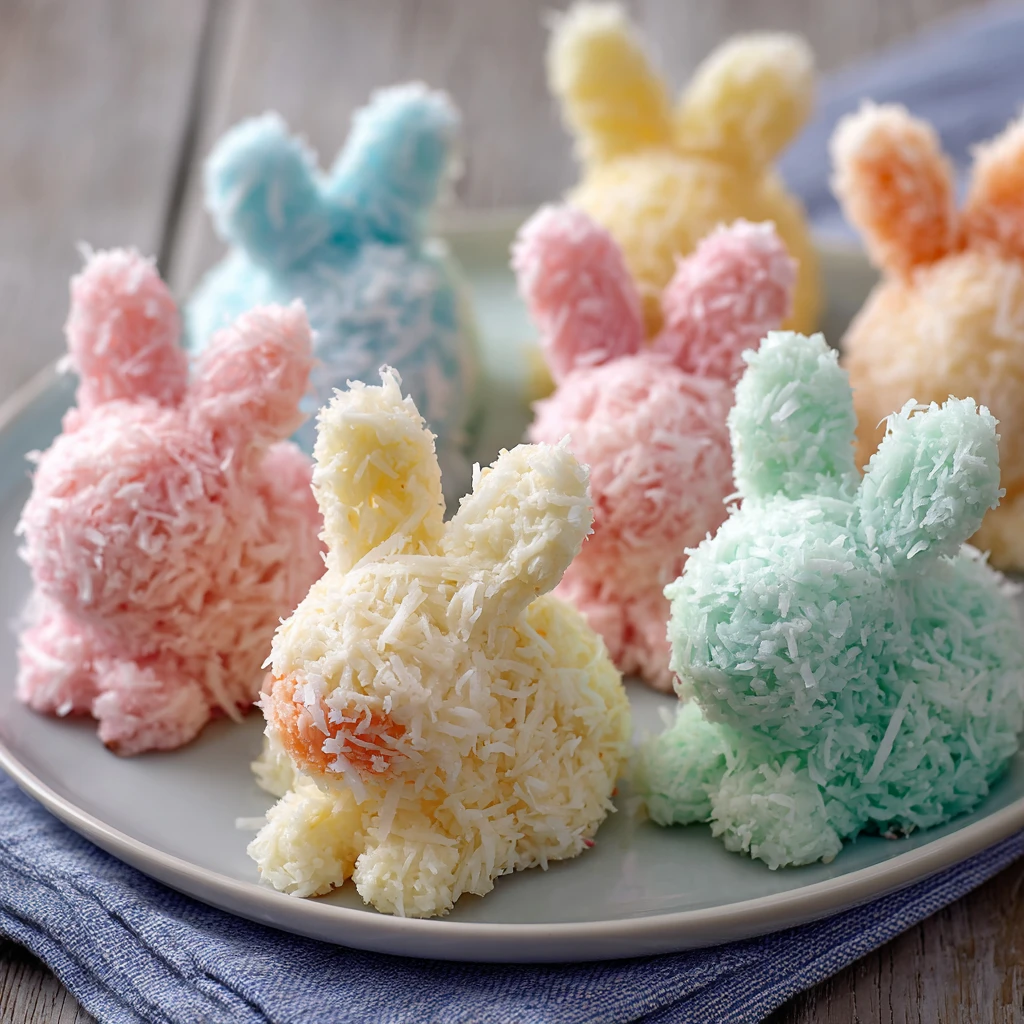 Easter Bunny Coconut Tails Nobake Treats Kids Love
