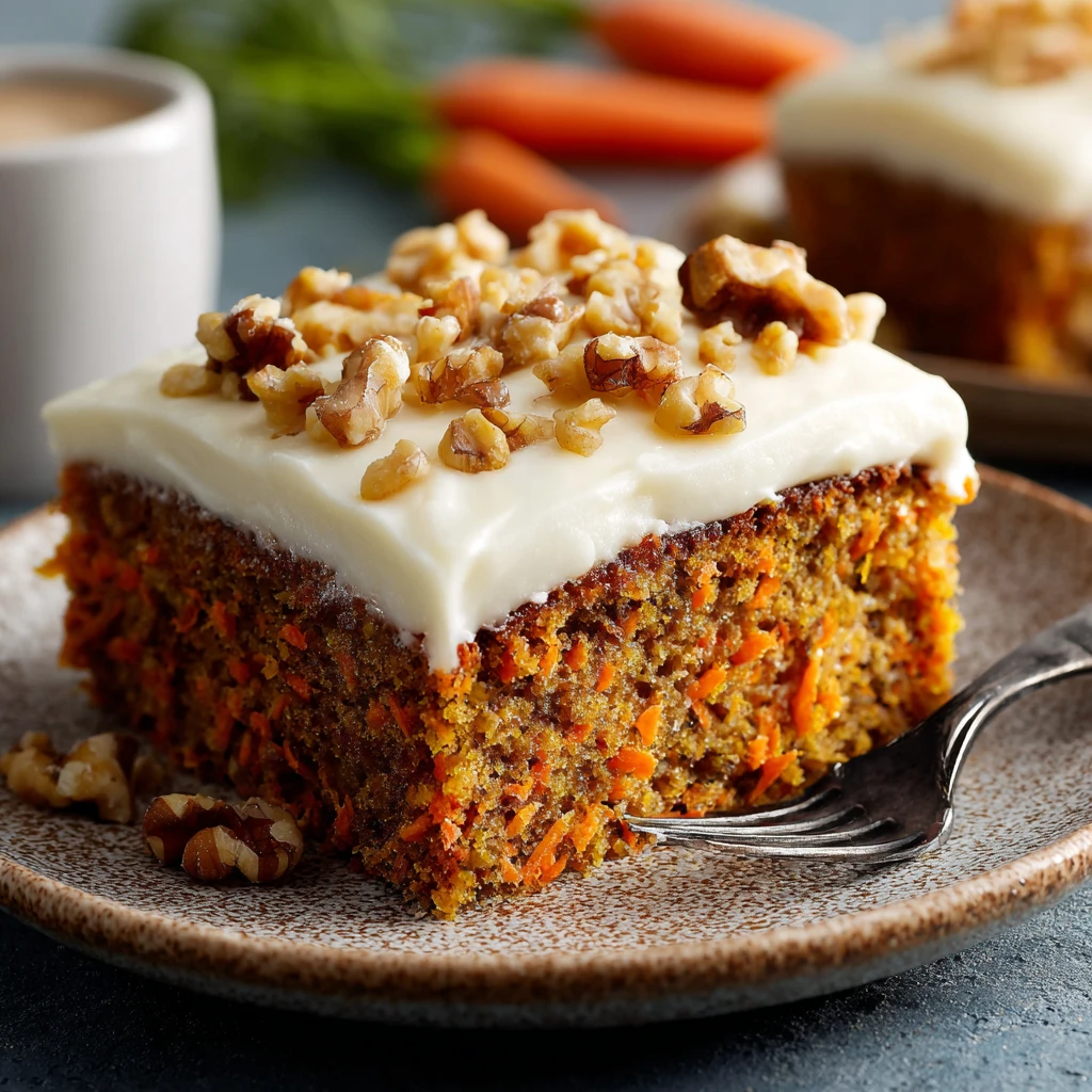 Easy Carrot Sheet Cake : Perfect for Easter & Crowd-Pleasing Year-Round