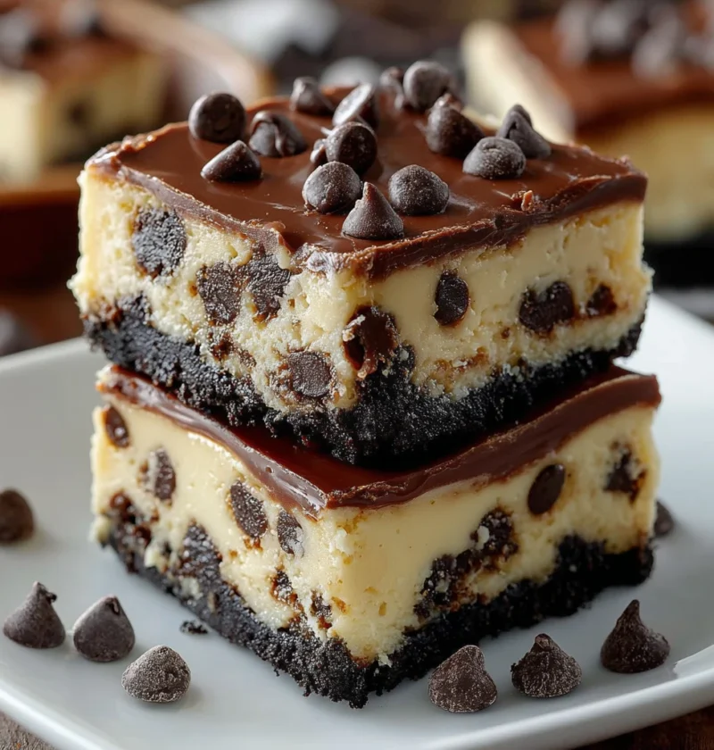 Chocolate Chip Cheesecake Bars