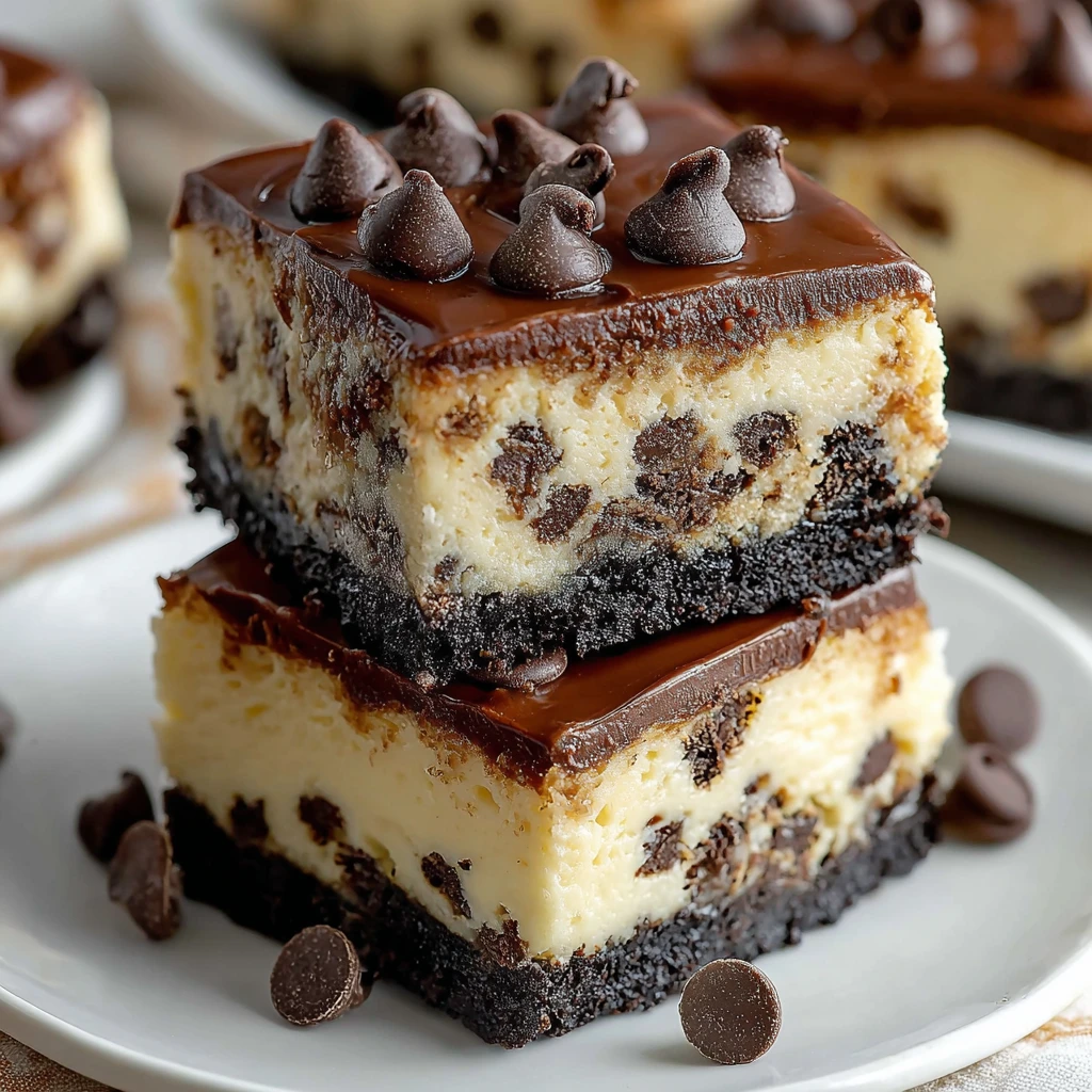 Chocolate Chip Cheesecake Bars