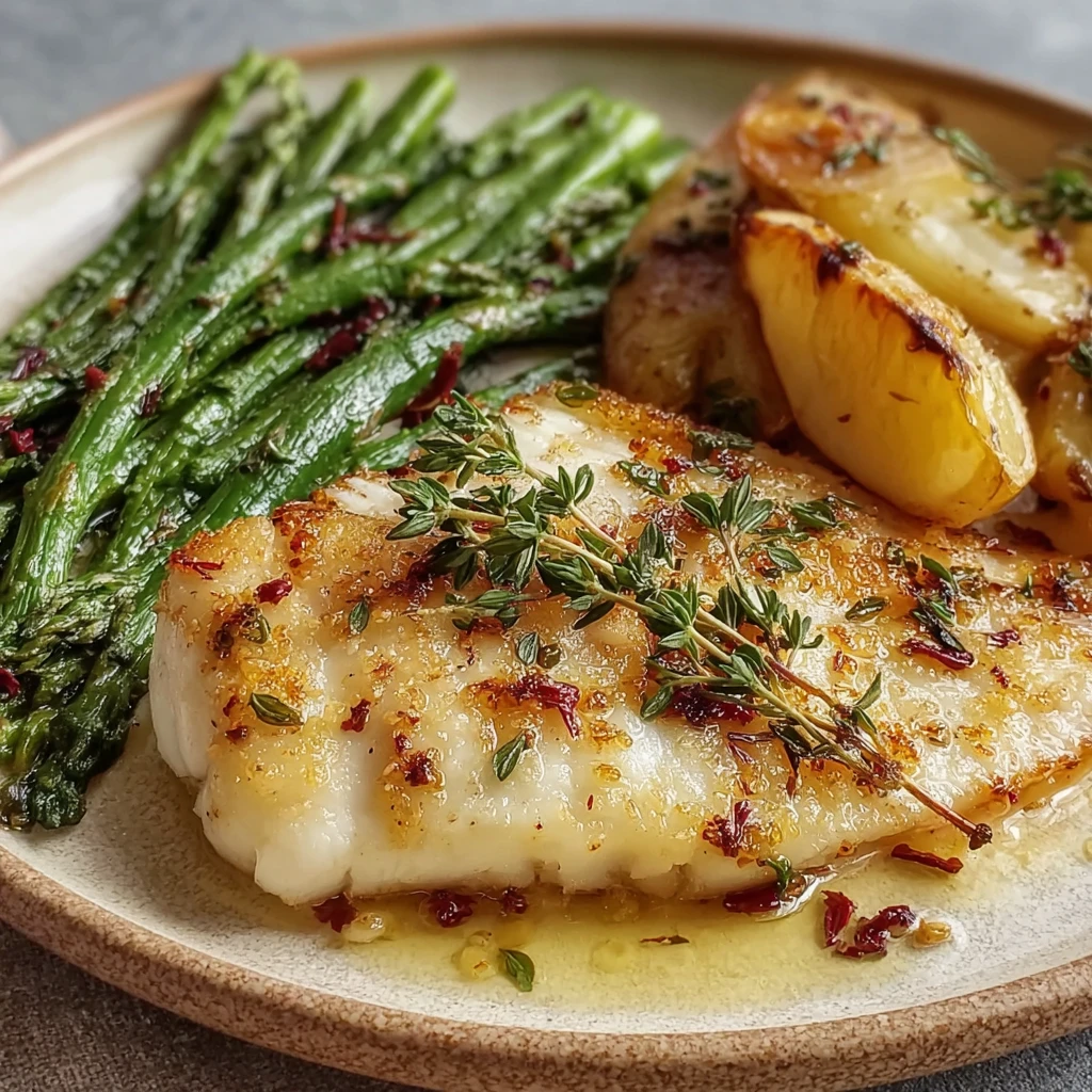 Fresh Lemon Butter Tilapia Recipe Tender Spring Veggies