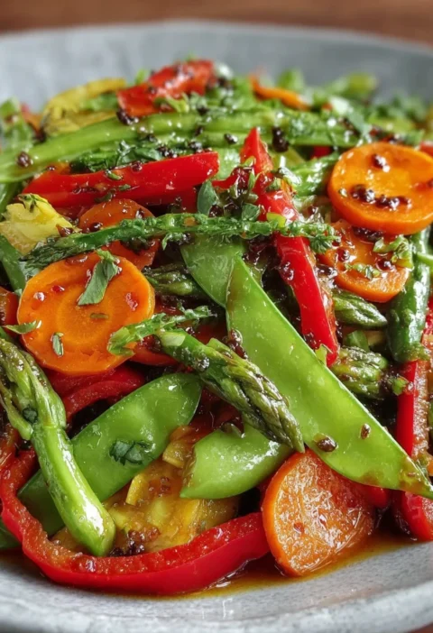Fresh Spring Veggie Stir Fry Recipe Perfect Zesty