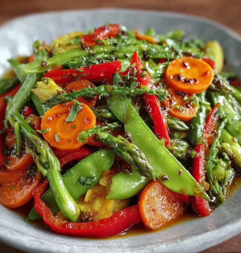 Fresh Spring Veggie Stir Fry Recipe Perfect Zesty