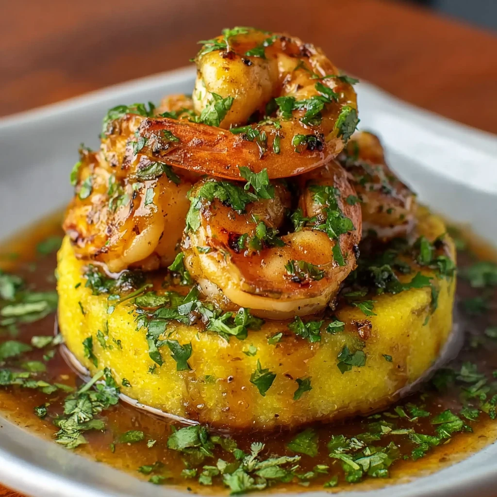Garlic Shrimp Mofongo Puerto Rican Style