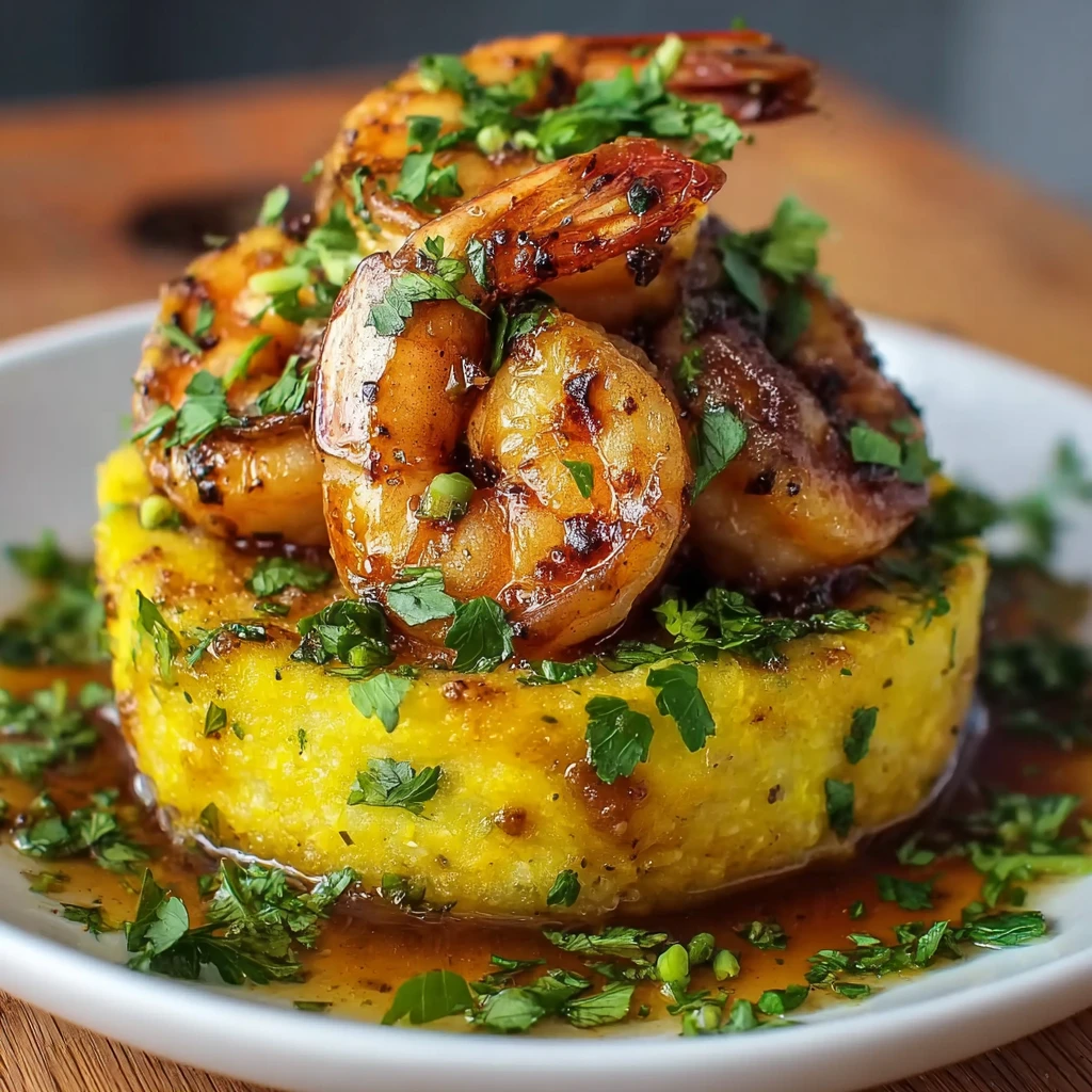 Garlic Shrimp Mofongo Puerto Rican Style