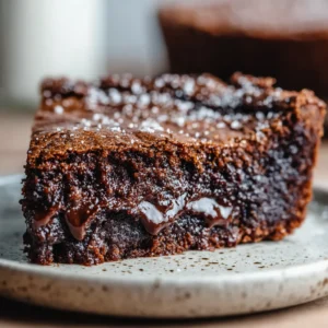 Gooey Brownie Pie