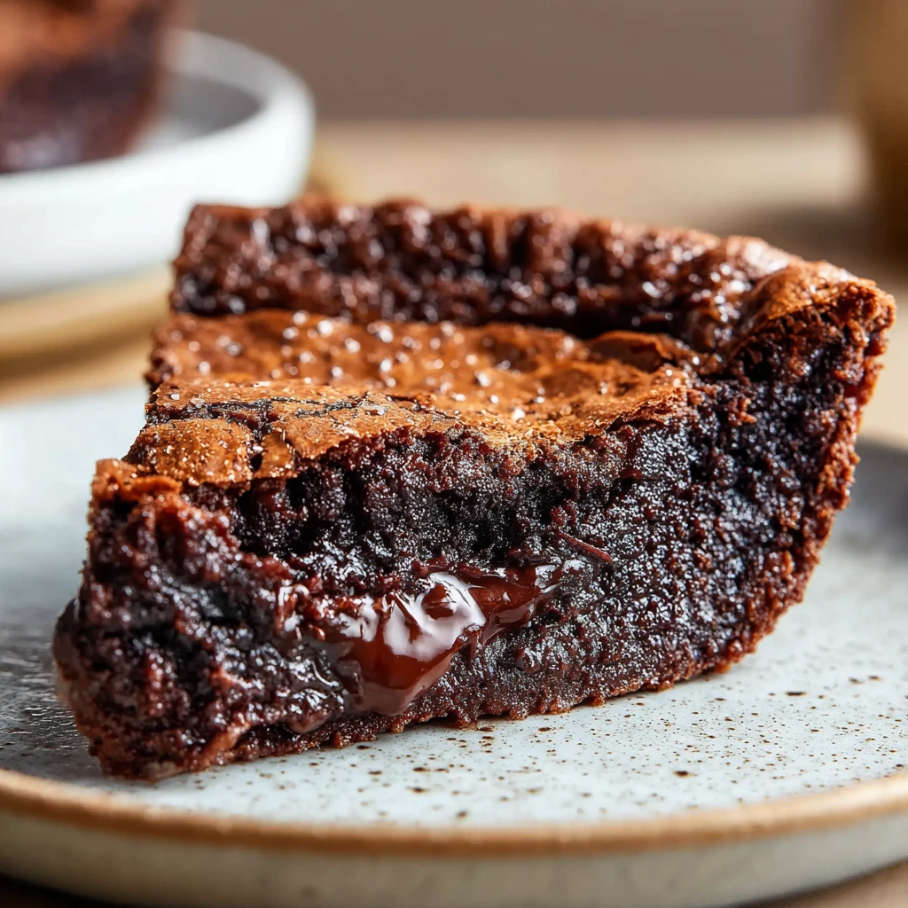 Gooey Brownie Pie