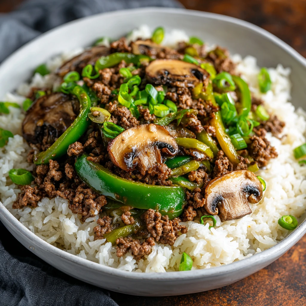 Ground Beef Philly Cheesesteak Meal Prep