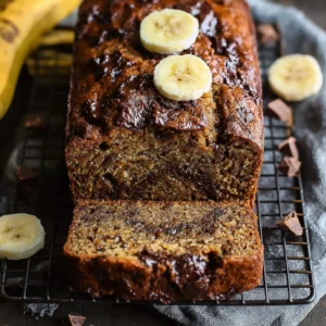 Irresistible Chocolate Chunk Chai Banana Bread Recipe