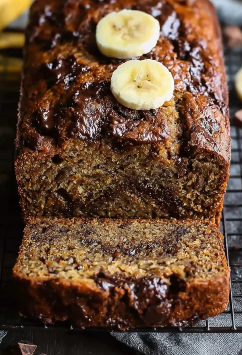 Irresistible Chocolate Chunk Chai Banana Bread Recipe
