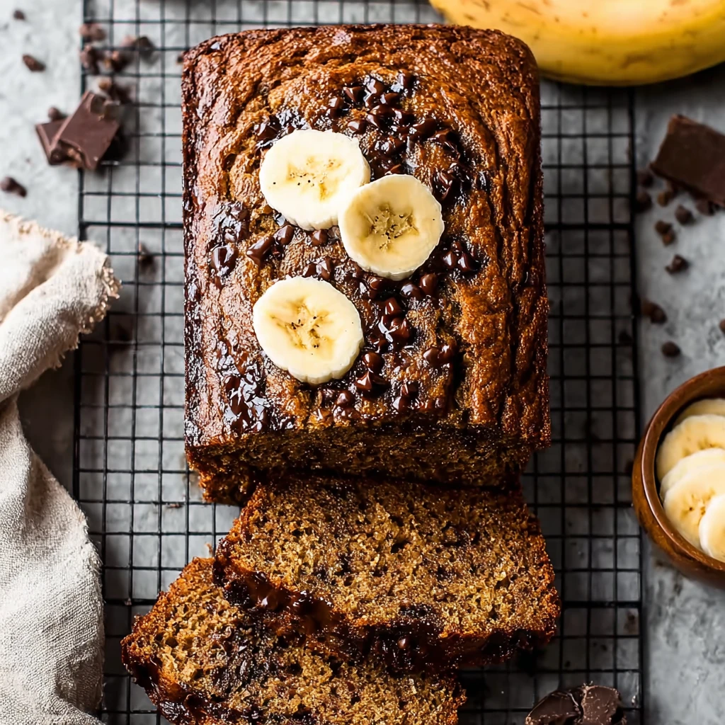 Irresistible Chocolate Chunk Chai Banana Bread Recipe