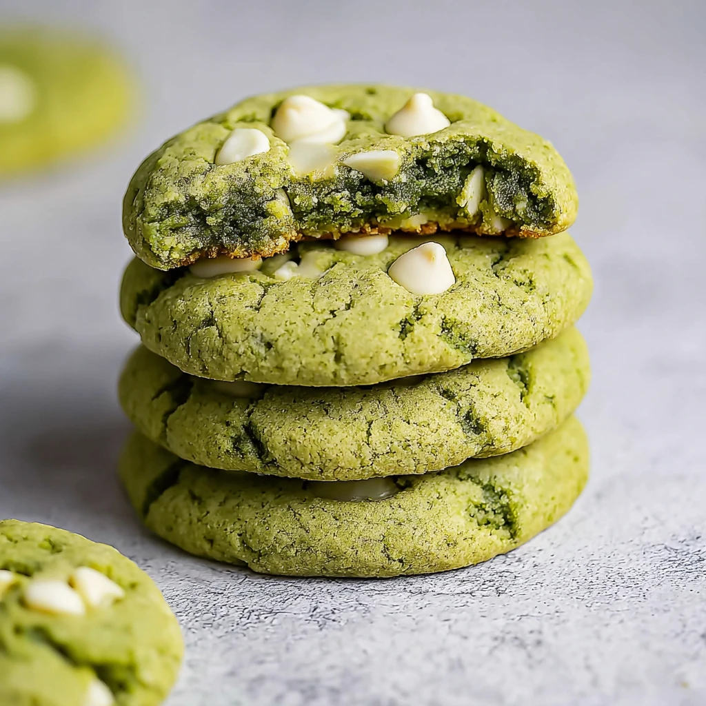 Irresistible White Chocolate Matcha Cookies That Delight