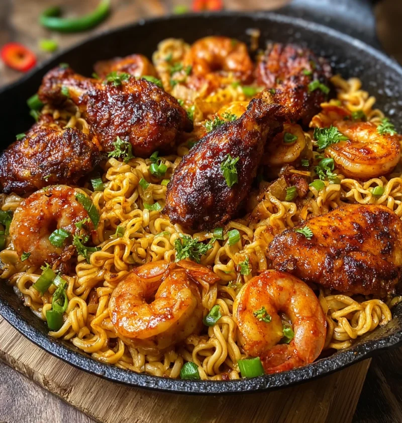 Jambalaya Noodles Cajun Bbq Wings