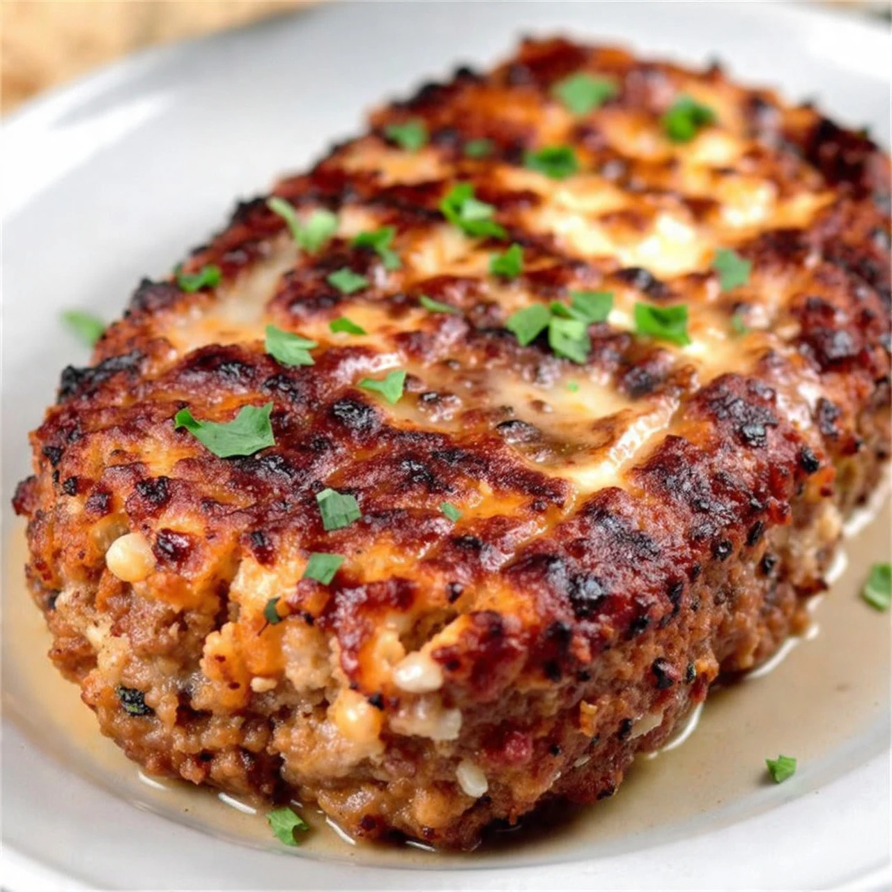 Juicy Garlic Parmesan Chicken Meatloaf Comfort Food Delight