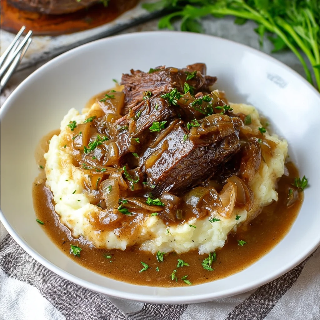 Juicy Slowcooked Country Style Beef Ribs Savory Gravy