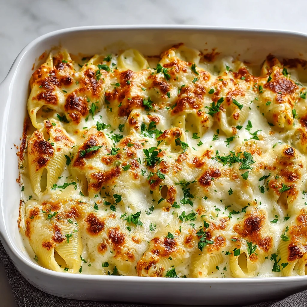 Million Dollar Chicken Alfredo Stuffed Shells