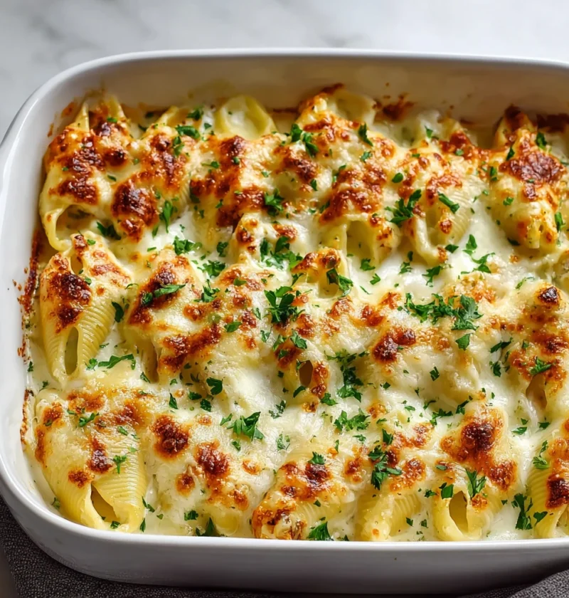 Million Dollar Chicken Alfredo Stuffed Shells