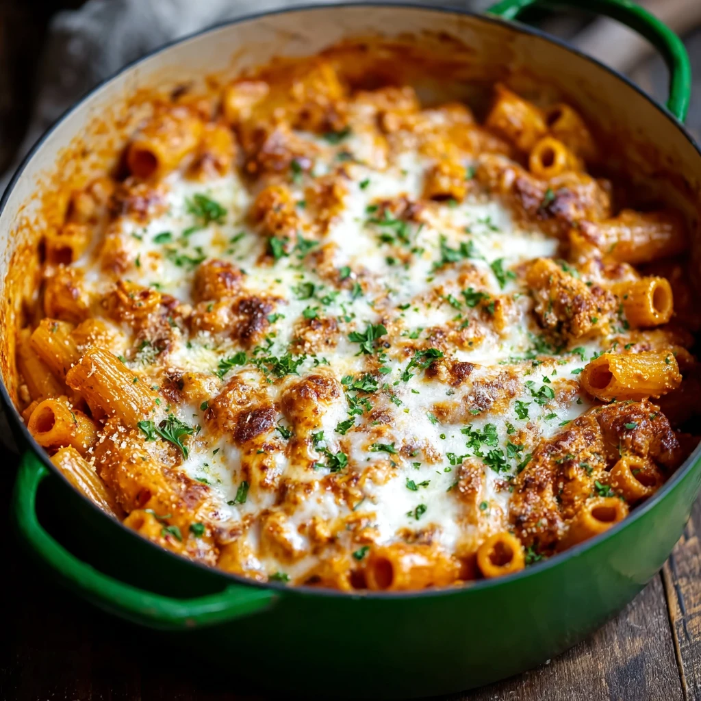 One Pot Chicken Parmesan Pasta