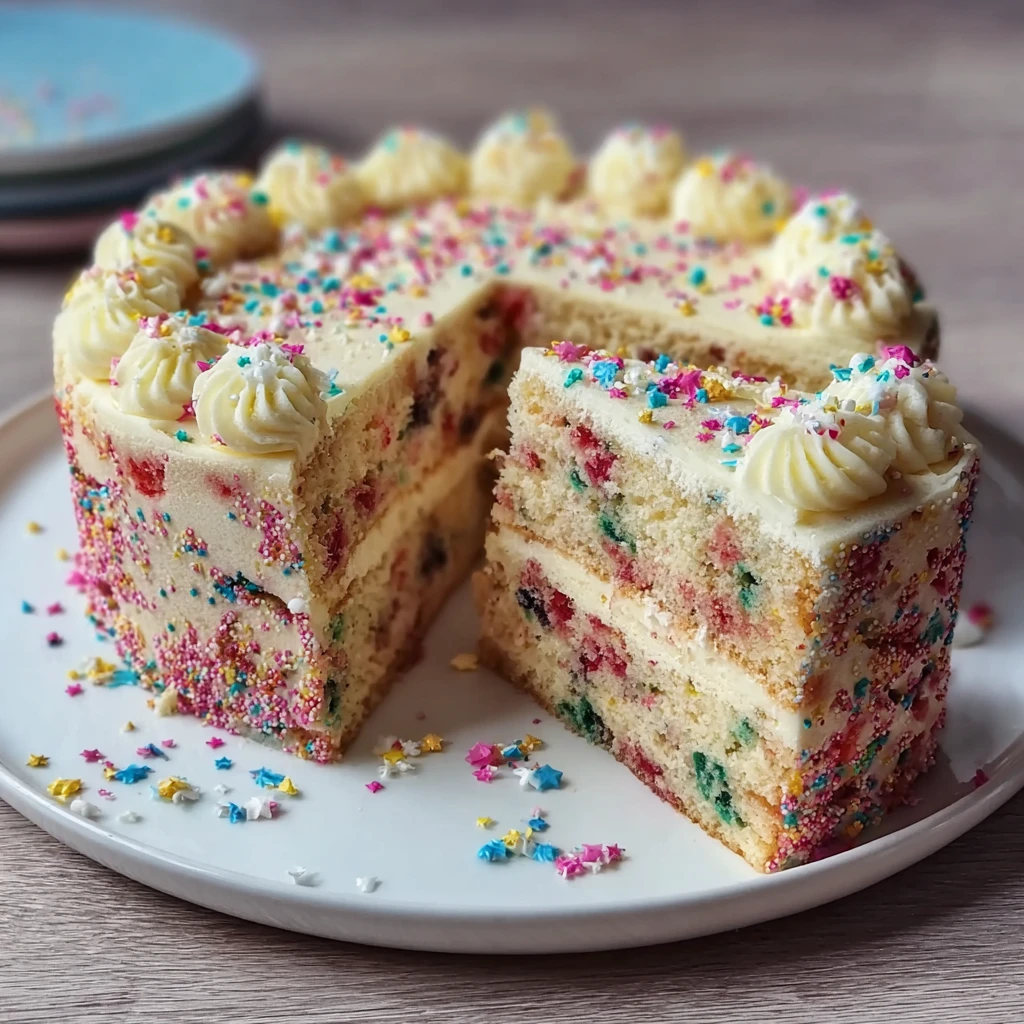 Perfect Confetti Graduation Cake Recipe Homemade Celebration Dessert