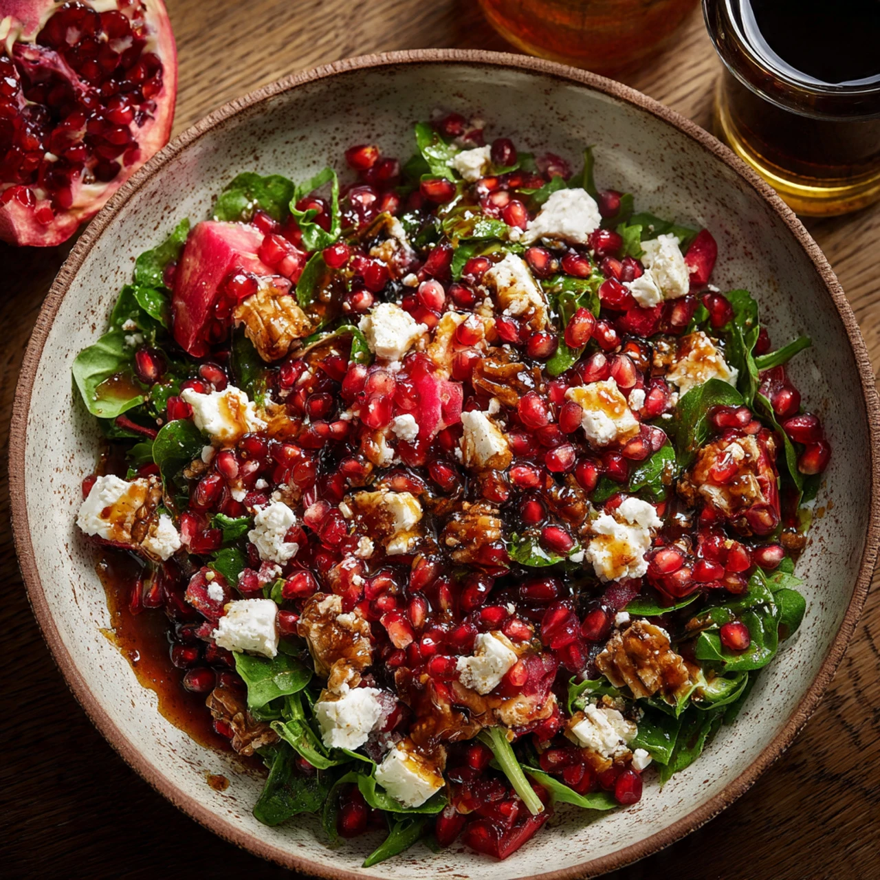 Pomegranate Feta Salad