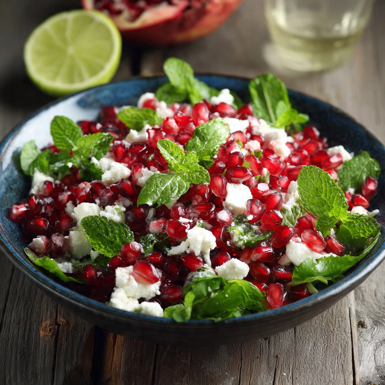 Pomegranate Feta Salad