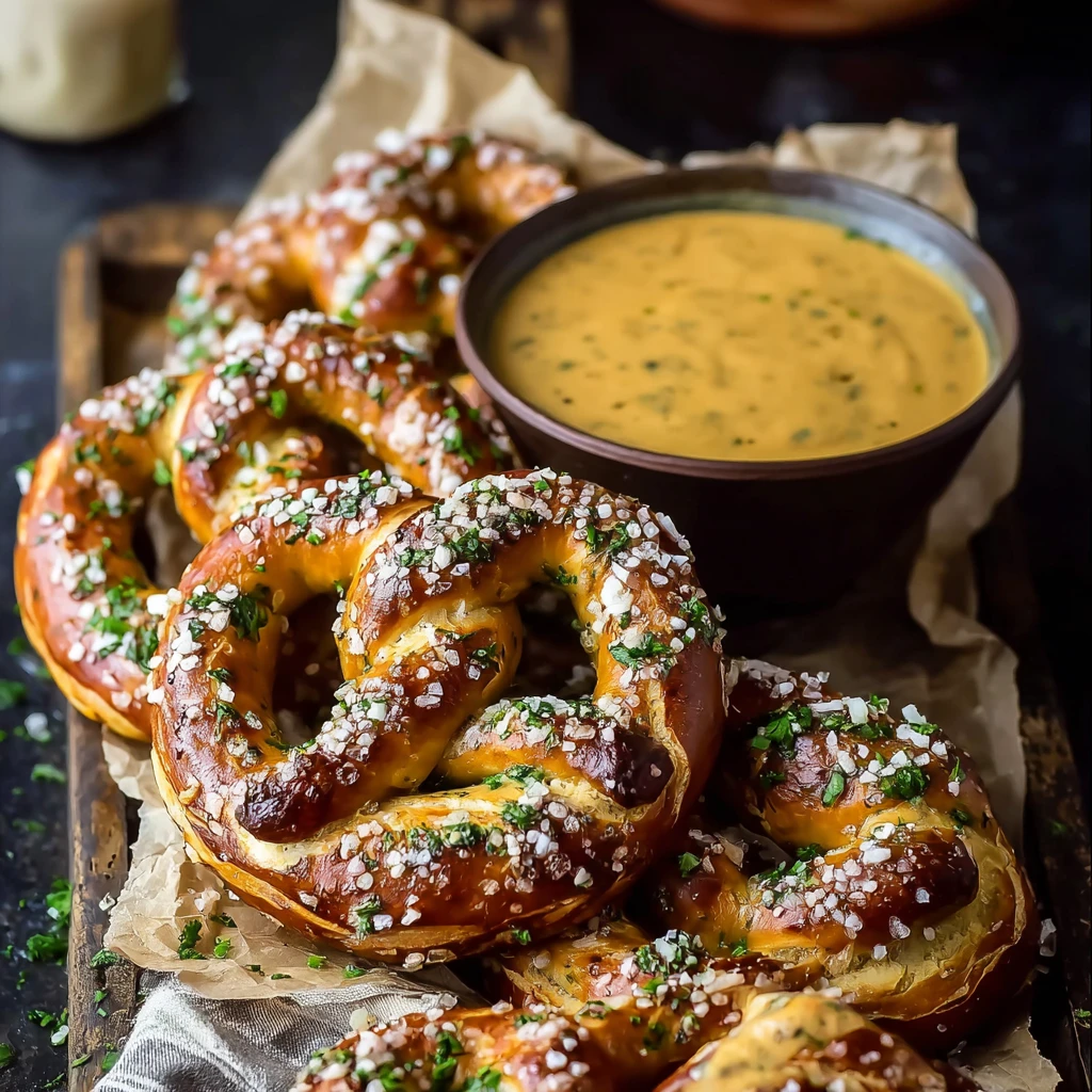 Pumpkin Beer Pretzels with Chipotle Queso for Ultimate Snacking