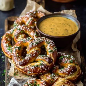 Pumpkin Beer Pretzels with Chipotle Queso for Ultimate Snacking