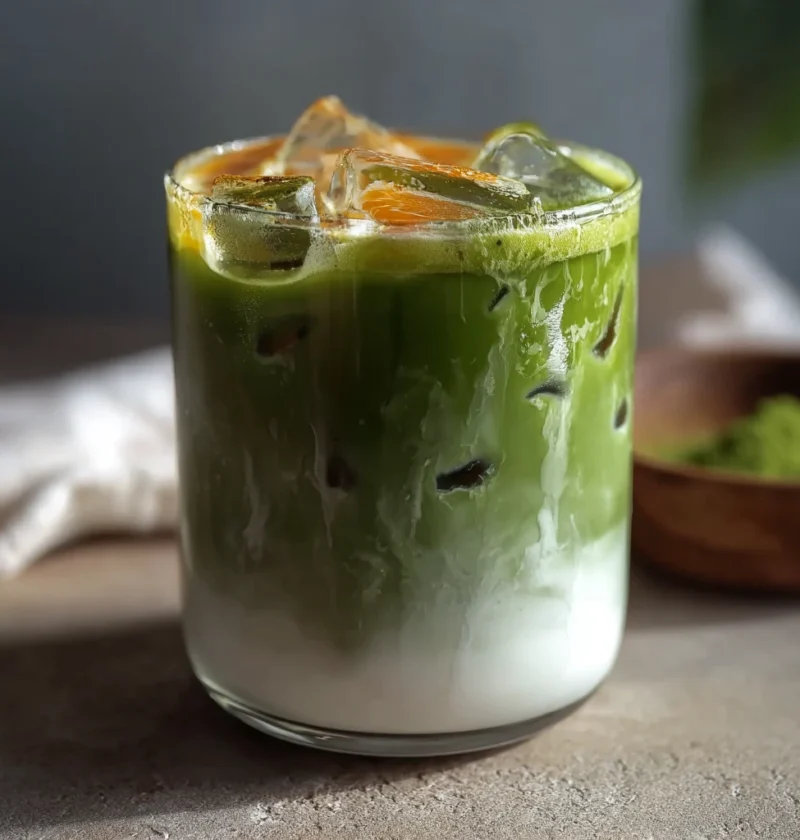 Refreshing Iced Matcha Latte Recipe Creamy Layers Home
