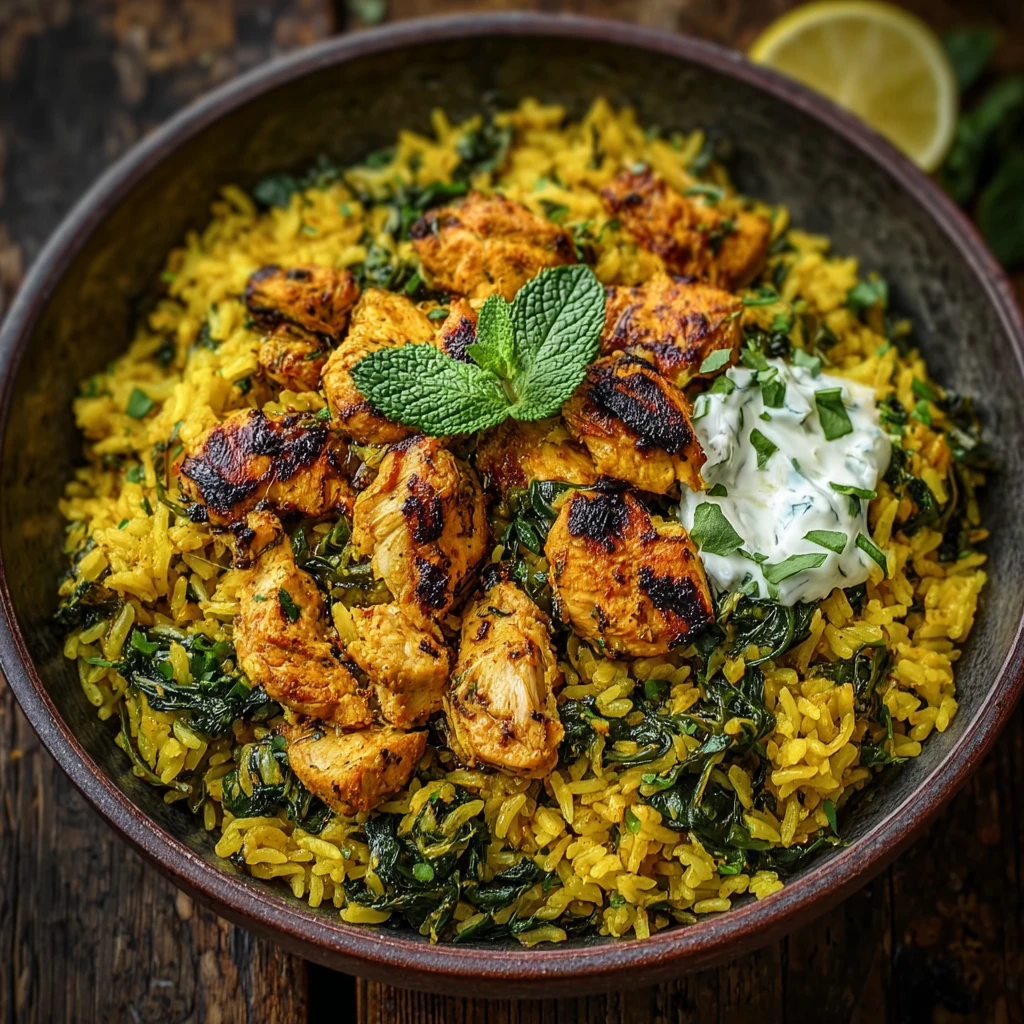 Savory Antiinflammatory Turmeric Chicken Rice Delight