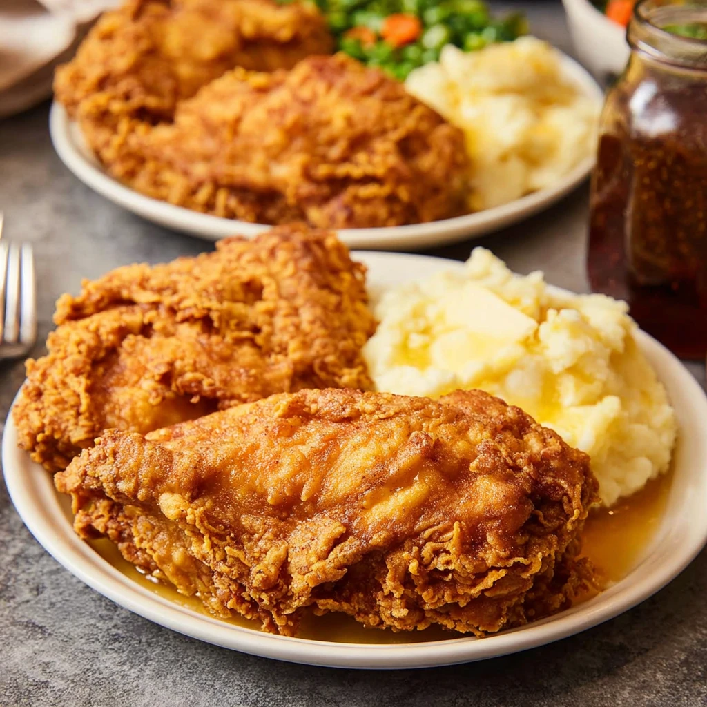 Southern-Style Crispy Copycat Cracker Barrel Fried Chicken