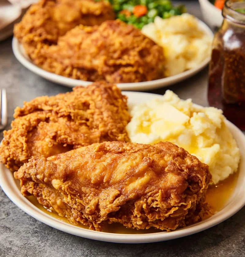 Southernstyle Crispy Copycat Cracker Barrel Fried Chicken